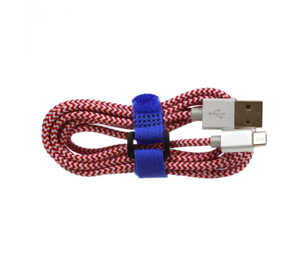ART USB-microUSB FAST ART 2M biało-czerwony - 1382342 - zdjęcie 3